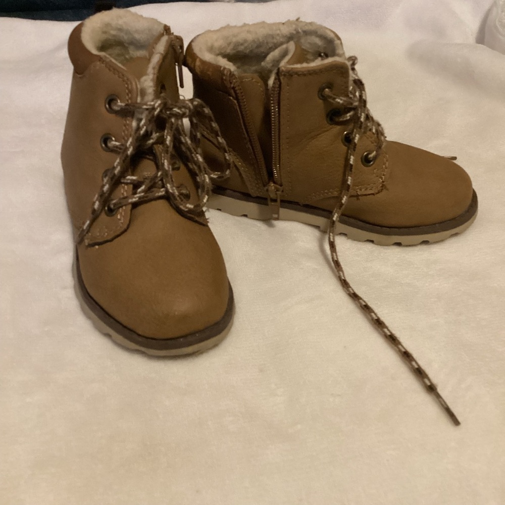 Carters brown lined dress boots